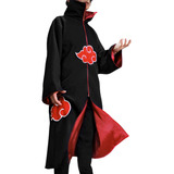 Manto Capa Akatsuki Naruto Fantasia Cosplay Forrada Bordado!