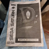 Manual D - Sega Saturn Tectoy 