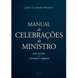 Manual De Celebrações Do Ministro Livro