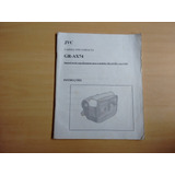 Manual De Instrução Câmera Vhs Compacta Jvc Gr Ax74 198u