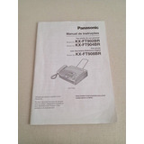Manual De Instruções Original Fax Panasonic