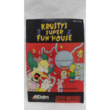 Manual Do Cartucho Super Nintendo Krustys Fun House