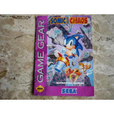 Manual Do Jogo Sonic Chaos -