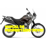 Manual Do Proprietário Yamaha Ténéré Xtz 250 Blueflex (novo)