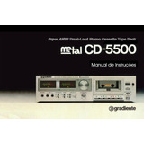 Manual Do Tape Deck Gradiente Cd5500