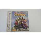 Manual E Capa Original Virtua Fighter Sega Saturn Tectoy