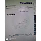 Manual Filmadora Panasonic Ag-hmc40p Português