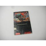 Manual Instruções Street Fighter Super Nintendo Original Usa