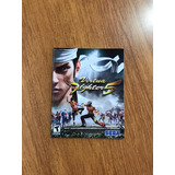 Manual Jogo Virtua Fighter 5 Original Ps3 Perfeito Estado