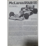 Manual Kit Tamiya 1/20 Mclaren Mp4/5b - Senna