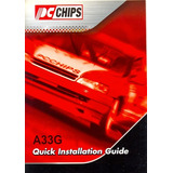 Manual Original Placa Mae Pcchips A33g