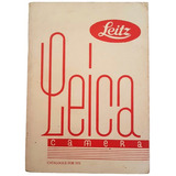 Manual Original Reprint - Leitz Leica - Catalogue For 1931