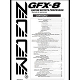 Manual Pedaleira Zoom Gfx-8 Em Português Envio Por E-mail