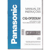 Manual Proprietario Som Panasonic Cq-df203lm Frete