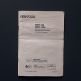 Manual Rádio Jvc Kenwood Kmm 100