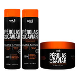 Manutenção Pérolas Caviar Shampoo+ Condicionador+ Máscara