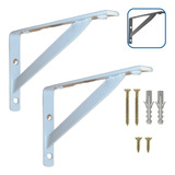 Mão Francesa 50 Cm 2 Pcs Suporte Cantoneira Prateleira Preta