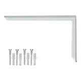 Mão Francesa Cantoneira Reforçada 2 Kit 30 Cm + 1 Kit 50 Cm