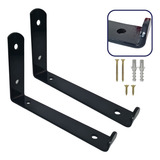 Mão Francesa Invertida 35cm 5mm 2 Peças Reforçada Industrial