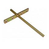 Mão Francesa Invisível 20cm Bicromatizado (kit Com 6 Peças)