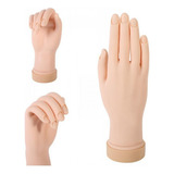 Mão P Treino Manicure Silicone Unhas Gel Dedo Pratica 2unida