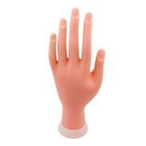 Mão Para Treino Silicone Flexível Manicure