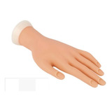 Mão Postiça Para Treino Manicure Silicone Unhas Gel Acrigel