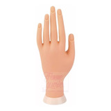 Mão Postiça Para Treino Manicure Silicone Unhas Gel Dedo 