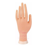 Mão Postiça Para Treino Manicure Silicone Unhas Gel Dedo 