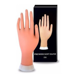 Mão Postiça Para Treino Manicure Silicone Unhas Gel Dedo 
