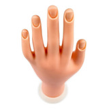 Mão Postiça Para Treino Manicure Silicone Unhas Gel Dedo