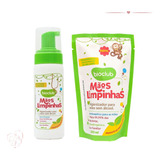 Mãos Bebê Limpinhas E Refil Natural 150ml Bioclub Baby