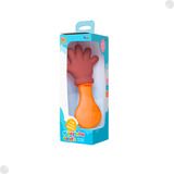 Mãozinha Colors Laranja Mordedor Chocalho 3144 - Toyster