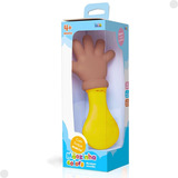 Mãozinha Colors Mordedor Com Chocalho Amarelo 03144e Toyster