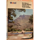 Mapa Africa Do Sul - Antigo 1974 - Mobil - Raro - Coleção