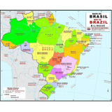 Mapa Brasil Bilíngue Mapas Escolares