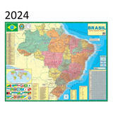 Mapa Brasil Politico Regional Rodoviário 120