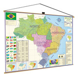 Mapa Brasil Regional Norte Sul..