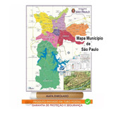 Mapa Cidade Município De São Paulo Enrolado - Tubo Postal