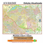 Mapa Gigante Da Zona Leste De São Paulo 120 X 90cm Enrolado