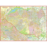 Mapa Gigante Da Zona Leste De São Paulo Tamanho 1,20 X 0,90m