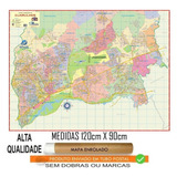 Mapa Gigante Município Cidade De Guarulhos