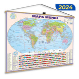 Mapa Mundi Explorer Grande Banner Globo