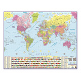 Mapa Mundi Político Escolar Especial Geográfico
