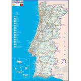 Mapa Portugal Politico Turístico Atualizado -