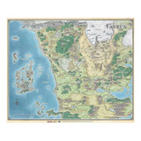 Mapa-poster Faerun (costa Da Espada Sword Coast) Oficial D&d