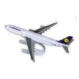 Maquete - Airbus A340 Lufthansa Bianch