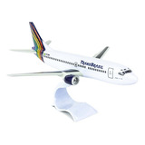 Maquete Boeing 737-500 - Transbrasil (32 Cm) Bianch