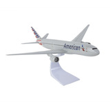Maquete Boeing 777-200 American Airlines 32cm Bianch
