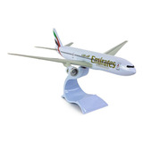 Maquete Boeing 777-200 Emirates Bianch